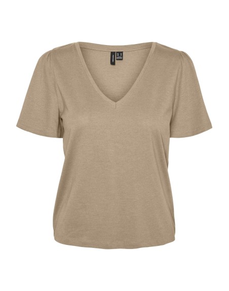 CAMISETA M/C CUELLO V MANGA ANCHITA 10309080 VMMIA SS V-NECK TOP JRS