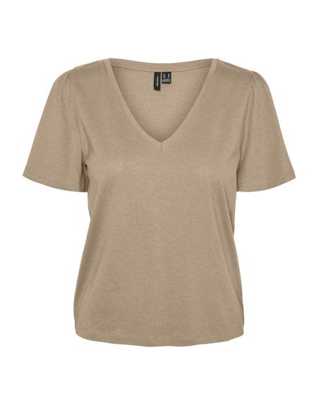 CAMISETA M/C CUELLO V MANGA ANCHITA 10309080 VMMIA SS V-NECK TOP JRS