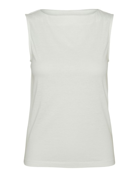 CAMISETA BÁSICA SIN MANGAS CUELLO ABIERTO 10309079 VMMIA SL TOP JRS