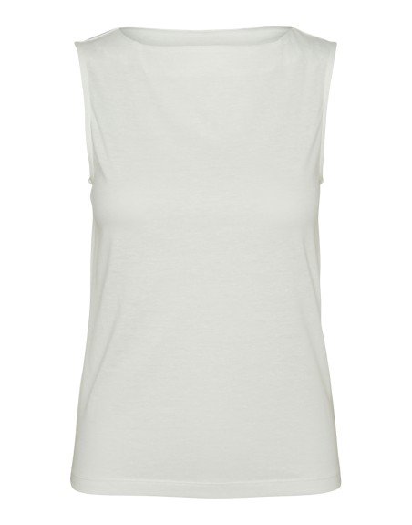 CAMISETA BÁSICA SIN MANGAS CUELLO ABIERTO 10309079 VMMIA SL TOP JRS