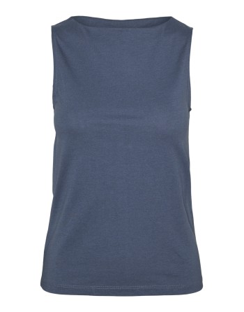 CAMISETA BÁSICA SIN MANGAS CUELLO ABIERTO 10309079 VMMIA SL TOP JRS