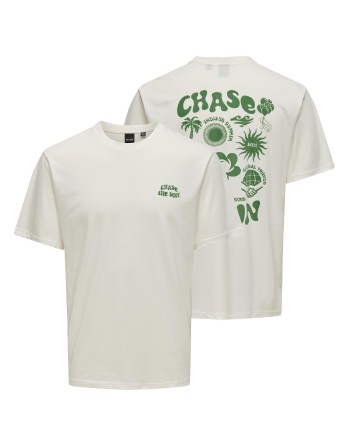 CAMISETA M/C CHASE THE SUN 22029465 ONSMACE LIFE RLX FUNNY SS TEE