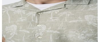 CAMISA M/C REGULAR PALMERAS 22028423 ONSCAIDEN LIFE SS RESORT AOP LINEN NOOS
