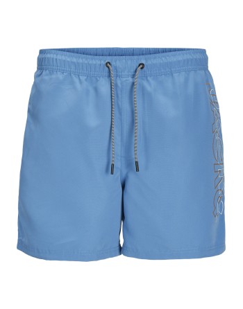 BAÑADOR BÁSICO JACK AND JONES LOGO GRANDE 12253118 JPSTFIJI JJSWIM DOUBLE LOGO SN LY