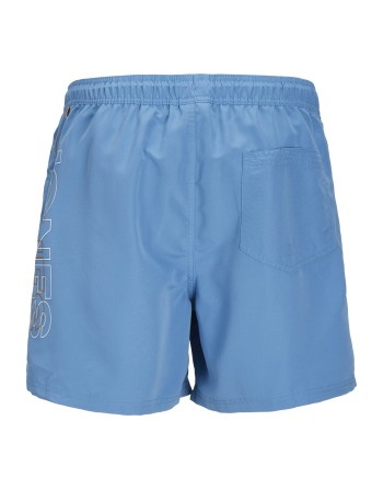 BAÑADOR BÁSICO JACK AND JONES LOGO GRANDE 12253118 JPSTFIJI JJSWIM DOUBLE LOGO SN LY
