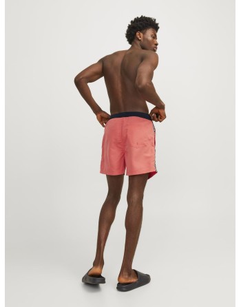 BAÑADOR BÁSICO LOGO JACK 12253129 JPSTFIJI JJSWIM BLACK TAPE LY SN