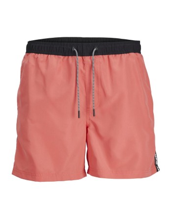 BAÑADOR BÁSICO LOGO JACK 12253129 JPSTFIJI JJSWIM BLACK TAPE LY SN