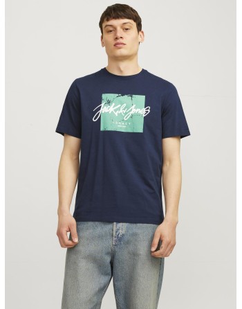 CAMISETA M/C BÁSICA JACK AND JONES WORLDWIDE 12256774 JJTILEY TEE SS CREW NECK LN