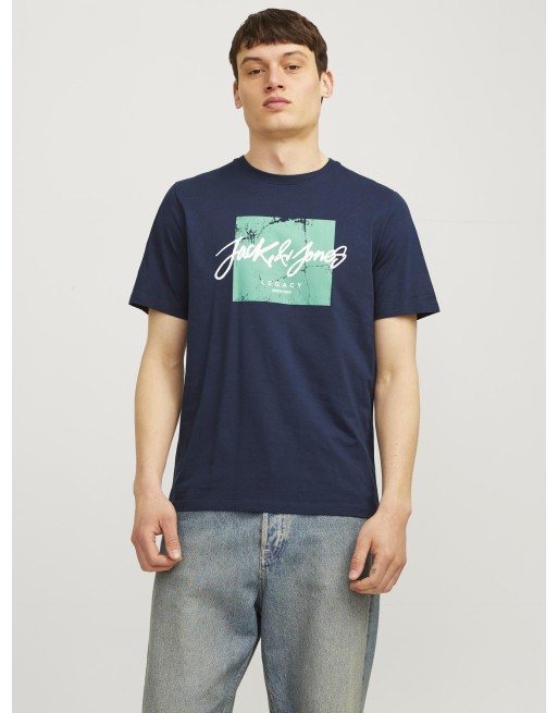 CAMISETA M/C BÁSICA JACK AND JONES WORLDWIDE 12256774 JJTILEY TEE SS CREW NECK LN