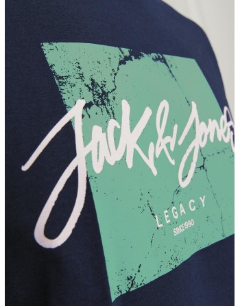 CAMISETA M/C BÁSICA JACK AND JONES WORLDWIDE 12256774 JJTILEY TEE SS CREW NECK LN