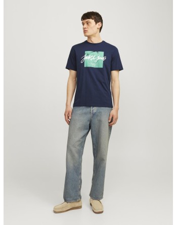 CAMISETA M/C BÁSICA JACK AND JONES WORLDWIDE 12256774 JJTILEY TEE SS CREW NECK LN