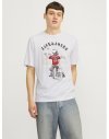 CAMISETA M/C JACK AND JONES CALAVERA FREEDOM OF SO 12256782 JJSKULL ROCK TEE SS CREW NECK