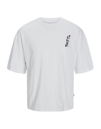 CAMISETA M/C JACK AND JONES FLOR 12269983 JORCHARGE GRAPHIC TEE SS CREW NECK STYD