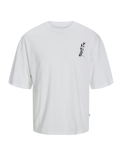 CAMISETA M/C JACK AND JONES FLOR 12269983 JORCHARGE GRAPHIC TEE SS CREW NECK STYD