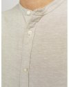CAMISA M/L LINO CUELLO MAO 12248581 JJELINEN BLEND BAND SHIRT LS SN