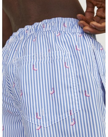BAÑADOR RAYAS FLAMENCOS 12253240 JPSTFIJI JJSWIM SMALL STRIPES LY SN