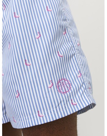 BAÑADOR RAYAS FLAMENCOS 12253240 JPSTFIJI JJSWIM SMALL STRIPES LY SN