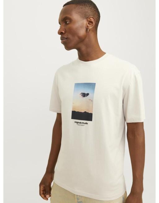 CAMISETA M/C ORIGINALS STUDIO PAISAJE 12250421 JORVESTERBRO PICTURE TEE SS CREW NECK SN