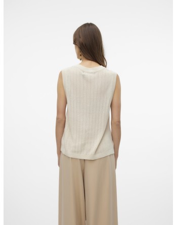 TOP PUNTO SIN MANGAS 10310342 VMNEWLEXSUN SL O-NECK STITCH PULLOVER G