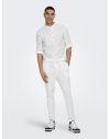 CAMISA M/L CUELLO MAO 22009883 ONSCAIDEN LIFE LS HALFPLACKT LINEN NOOS