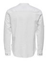 CAMISA M/L CUELLO MAO 22009883 ONSCAIDEN LIFE LS HALFPLACKT LINEN NOOS