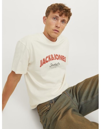 CAMISETA M/C JACK AND JONES STUDIO CO. 12262348 JORBRONX ARCH BIG TEE SS CREW NECK LN