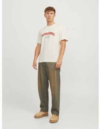 CAMISETA M/C JACK AND JONES STUDIO CO. 12262348 JORBRONX ARCH BIG TEE SS CREW NECK LN