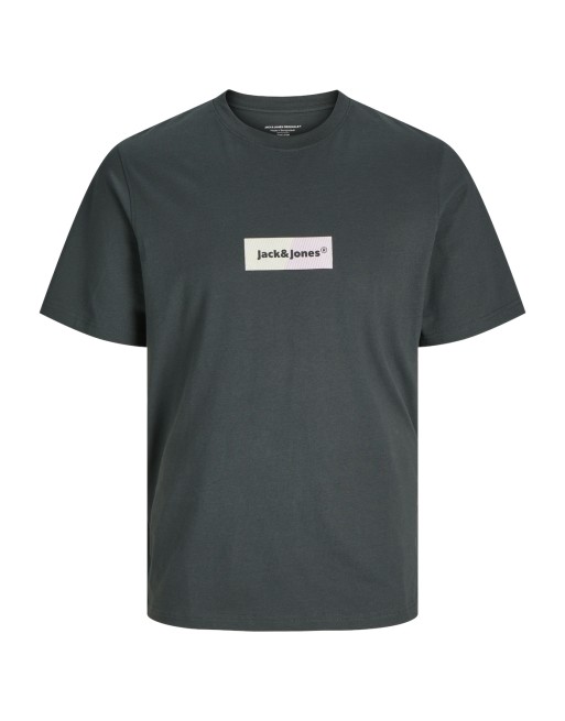 CAMISETA M/C LOGO JACK AND JONES 12262563 JORBRONX RECTANGLE TEE SS CREW NECK