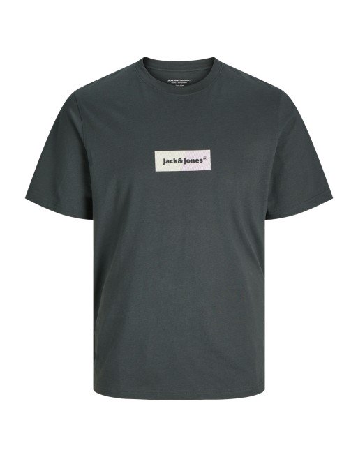 CAMISETA M/C LOGO JACK AND JONES 12262563 JORBRONX RECTANGLE TEE SS CREW NECK