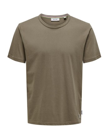 CAMISETA M/C TIGRE FEARLESS LIVING 22030587 ONSMICHI LIFE REG SS TEE
