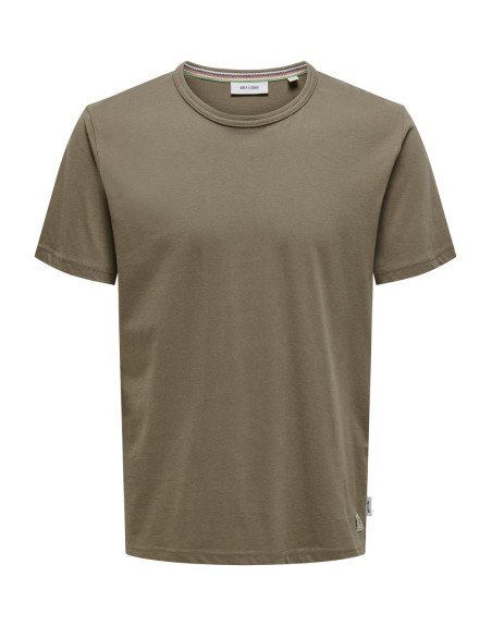 CAMISETA M/C TIGRE FEARLESS LIVING 22030587 ONSMICHI LIFE REG SS TEE