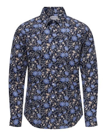 CAMISA M/L FLOREADA 22030926 ONSJORDAN SLIM COMFORT STRETCH AOP LS