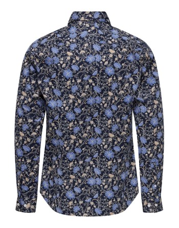 CAMISA M/L FLOREADA 22030926 ONSJORDAN SLIM COMFORT STRETCH AOP LS