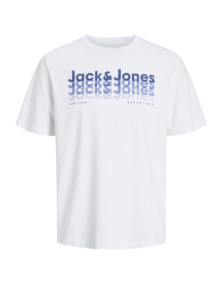 CAMISETA M/C JACK AND JONES LOGO DIFUMINADO 12269335 JJTEX TEE SS CREW NECK