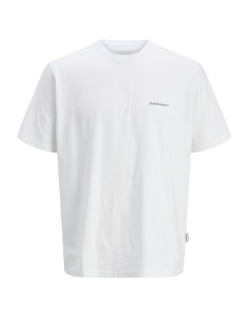 CAMISETA M/C MINI LOGO JACK AND JONES 12272996 JORSPLIT BACK TEE SS CREW NECK LN