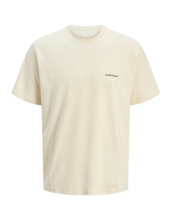 CAMISETA M/C MINI LOGO JACK AND JONES 12272996 JORSPLIT BACK TEE SS CREW NECK LN