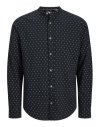 CAMISA M/L CUELLO MAO FLORECITAS 12270089 JJPIERRE SLUB AOP BAND SHIRT LS