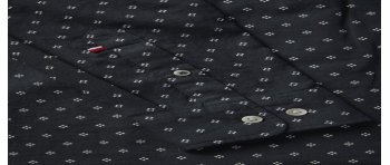 CAMISA M/L CUELLO MAO FLORECITAS 12270089 JJPIERRE SLUB AOP BAND SHIRT LS