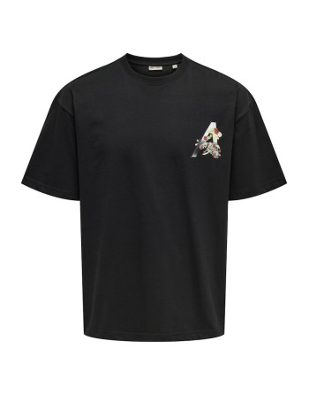 CAMISETA M/C A FLORES 22034191 ONSADORE LOOSE SS PRINT TEE