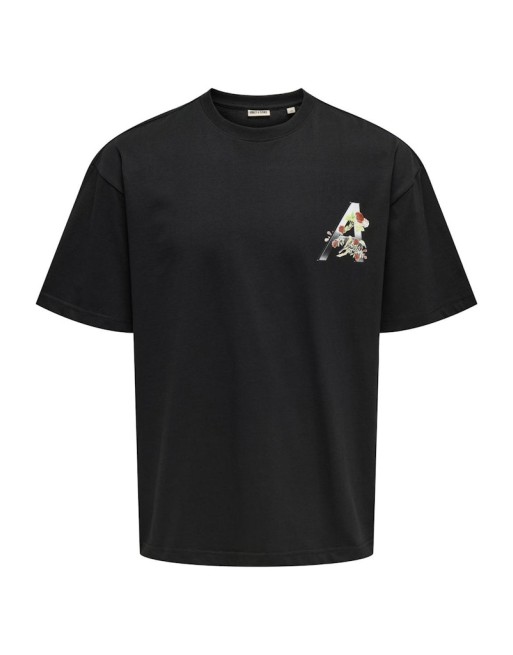 CAMISETA M/C A FLORES 22034191 ONSADORE LOOSE SS PRINT TEE