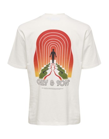 CAMISETA M/C LOGO ONLY AND SONS 22033536 ONSARCH LOGO RLX SS TEE CS