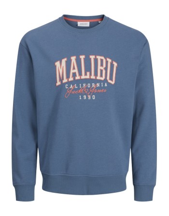 SUDADERA FINA MALIBÚ CALIFORNIA JACK AND JONES 12268470 JJDETROIT SWEAT CREW NECK