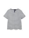 CAMISETA M/C RAYAS CREMALLERA ESPALDA 10304716 VMABBY SS ZIP TOP JRS NOOS