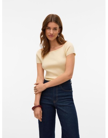 TOP PUNTO M/C CUELLO BARCO 10327913 VMPOPPY SS OFF SHOULDER TOP VMA NOOS