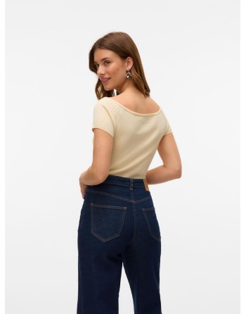 TOP PUNTO M/C CUELLO BARCO 10327913 VMPOPPY SS OFF SHOULDER TOP VMA NOOS