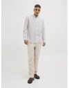CAMISA M/L CUELLO MAO RAYAS 12269319 JJESUMMER BAND SHIRT LS SN