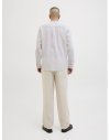 CAMISA M/L CUELLO MAO RAYAS 12269319 JJESUMMER BAND SHIRT LS SN