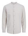 CAMISA M/L CUELLO MAO RAYAS 12269319 JJESUMMER BAND SHIRT LS SN