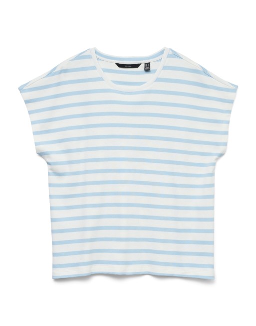 CAMISETA M/C RAYAS 10323980 VMNANNA CAPSLEEVE TOP JRS GA