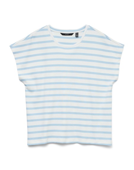CAMISETA M/C RAYAS 10323980 VMNANNA CAPSLEEVE TOP JRS GA